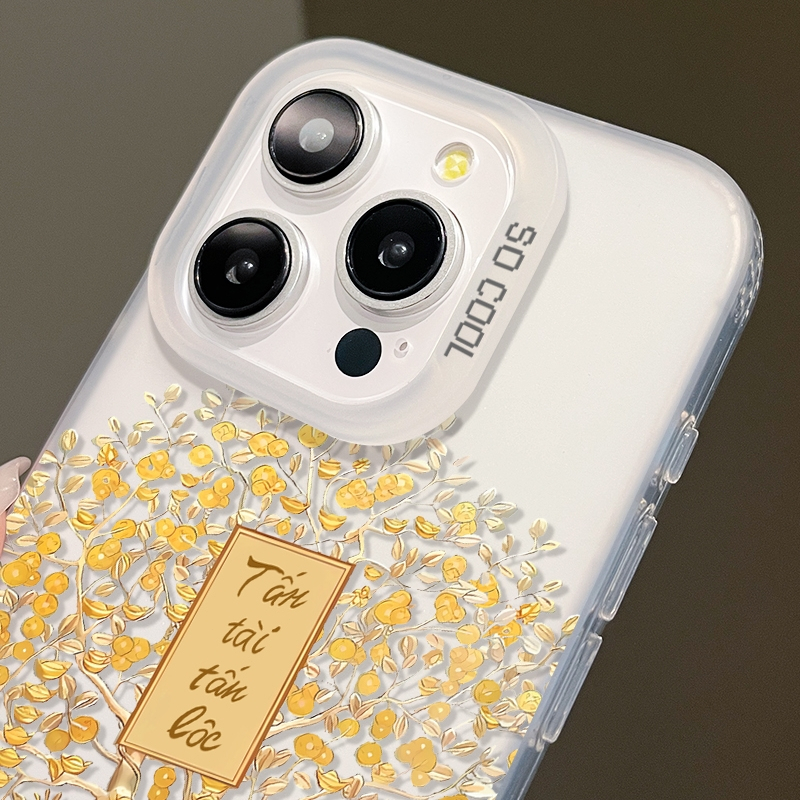 Ốp lưng iPhone họa tiết Cây Phát Tài - Cho iPhone 16/15/14/13/12/11 Pro Max/XR/XS Max