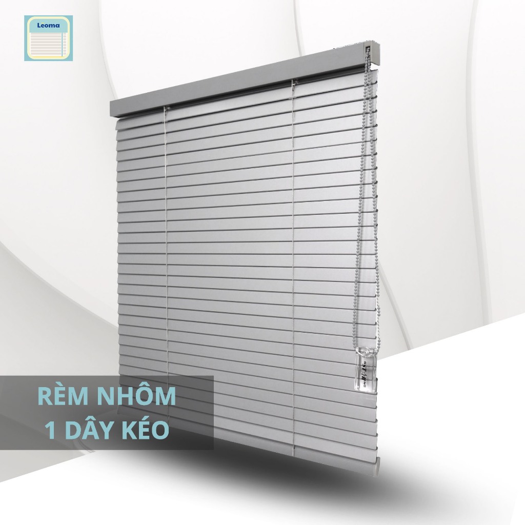 Rèm sáo nhôm 1 Dây kéo - Rèm nhôm cản sáng (đặt theo kích thước yêu cầu ...