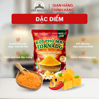 Bột Phô Mai Lắc Tomato T&P Gói 100g Lắc Khoai Tây, Bột Phô Mai Hàn Quốc, Sốt Phô Mai, Bắp Rang