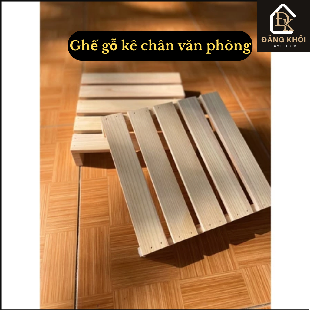 Ghế kê chân văn phòng, bàn học, bàn làm việc - hỗ trợ điều chỉnh tư thế ngồi  HOMDECOR