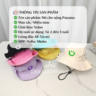 Mũ Che Nắng Cho Bé Có Quai Đeo Lỗ Thoáng Khí Phong Cách Hàn Quốc Cho Bé Từ 2 Đến 5 Tuổi
