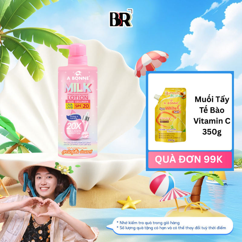 Ảnh Sữa Dưỡng Thể Hỗ Trợ Trắng Da A Bonne' 500ml 3