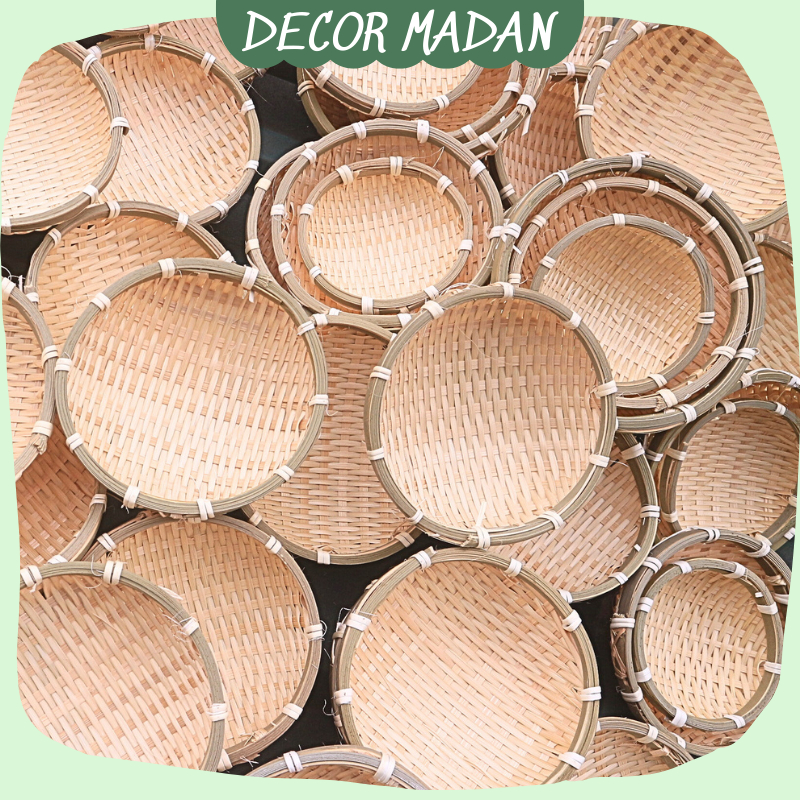 Rổ tre tròn mini, mẹt đựng đồ ăn Nhật Bản,hạt hướng dương, đồ ăn vặt ...