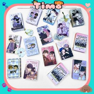 Lomo Card Hologram Hộp 50-55 Tấm Các Loại Nhân Vật Hoạt Hình Timo QT69