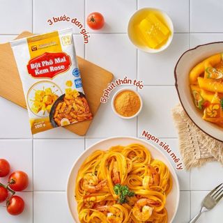 Bột Phô Mai Kem Rose Tomato T&P Nấu Sốt Tokbokki Phô Mai, mì ý sốt kem, sốt Tokbokki Hàn Quốc- KR10