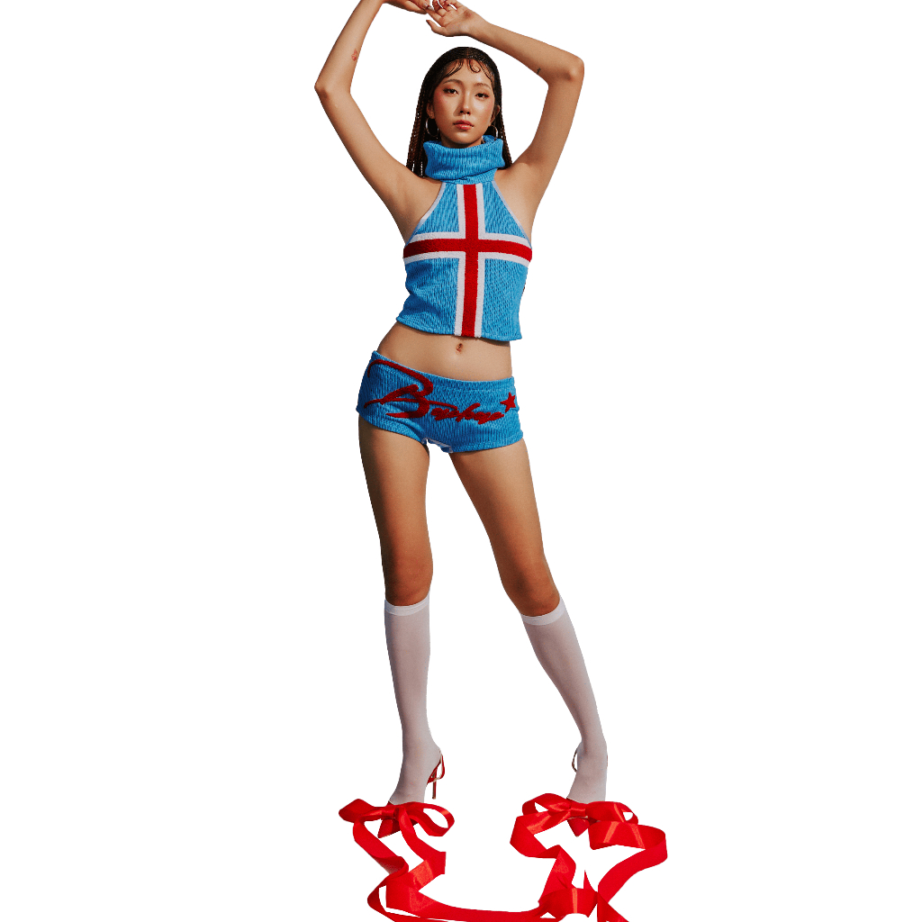 Ảnh TATICHU - BAE Embroidered Short Pants - Quần Short Thêu Chữ BAE 4