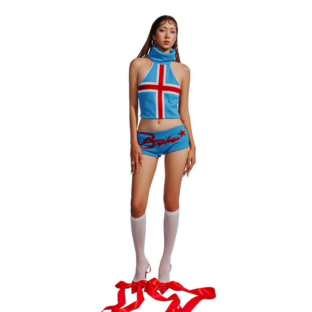 Ảnh TATICHU - BAE Embroidered Short Pants - Quần Short Thêu Chữ BAE 3