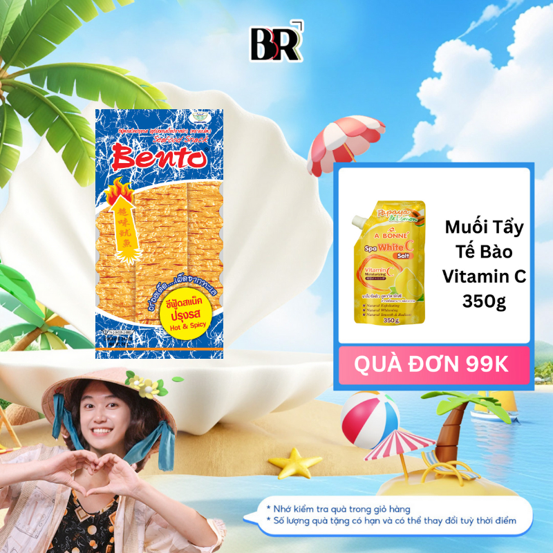 Ảnh Snack Mực Tẩm Gia Vị Bento 18g 2