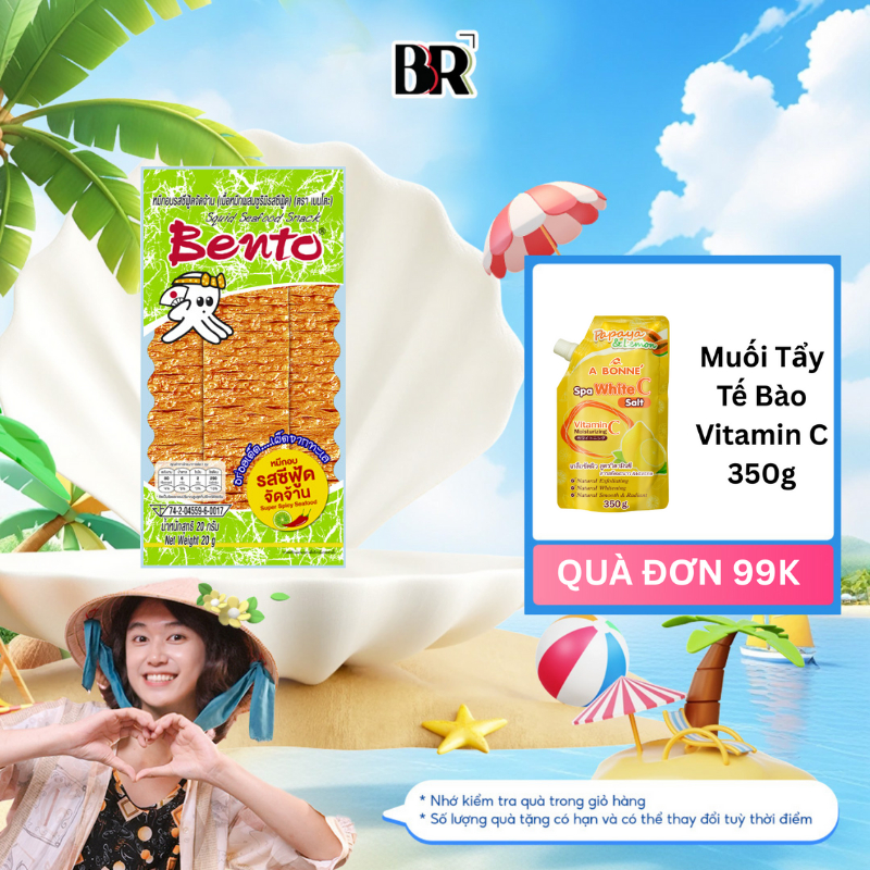 Ảnh Snack Mực Tẩm Gia Vị Bento 18g 3