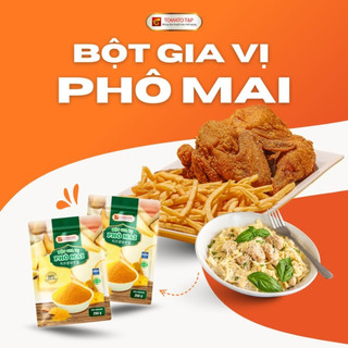 Bột Phô Mai Ngọt Tomato T&P Gói 250g, Phô Mai Hàn Quốc Lắc Gà Rán, Khoai Tây, Nguyên Liệu Làm Bánh