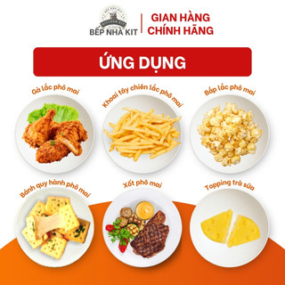 Bột Phô Mai Hàn Quốc Cao Cấp Tomato T&P Gói 1Kg, Bột Phomai Lắc Khoai Tây Chiên, Gà Rán, Bắp rang