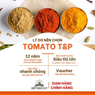 Bột Phô Mai Hàn Quốc Cao Cấp Tomato T&P Gói 1Kg, Bột Phomai Lắc Khoai Tây Chiên, Gà Rán, Bắp rang