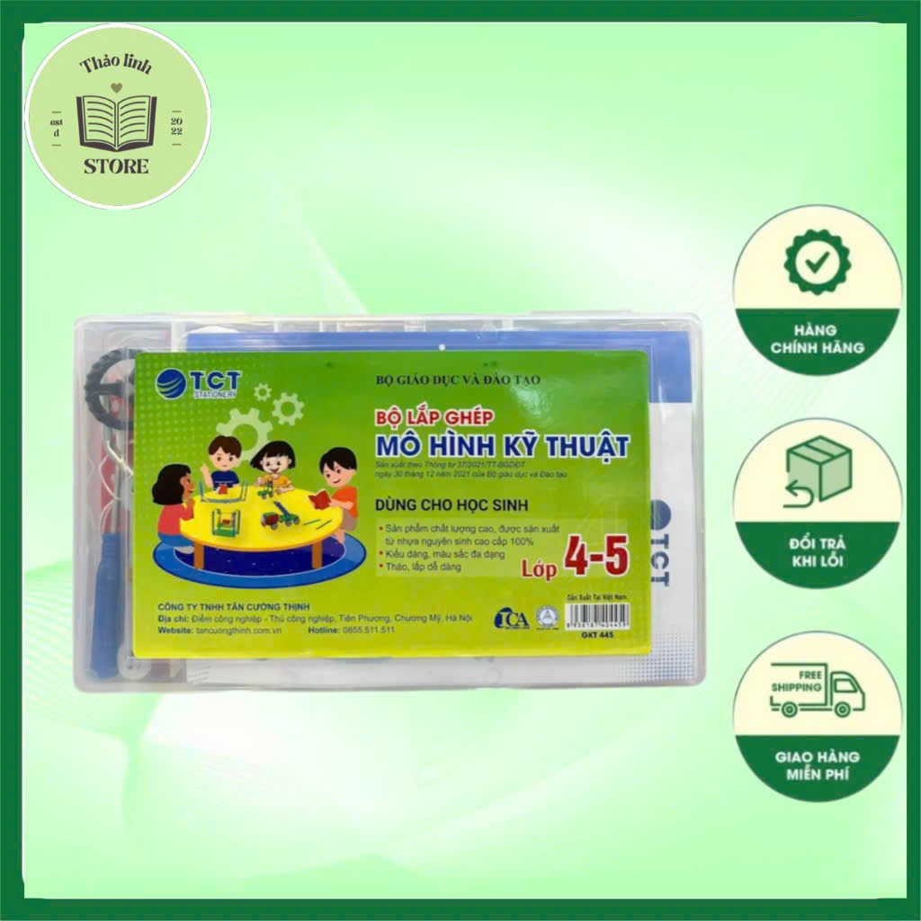 Bộ Lắp Ghép Mô Hình Kỹ Thuật lớp 4-5 mới nhất Hàng Đẹp