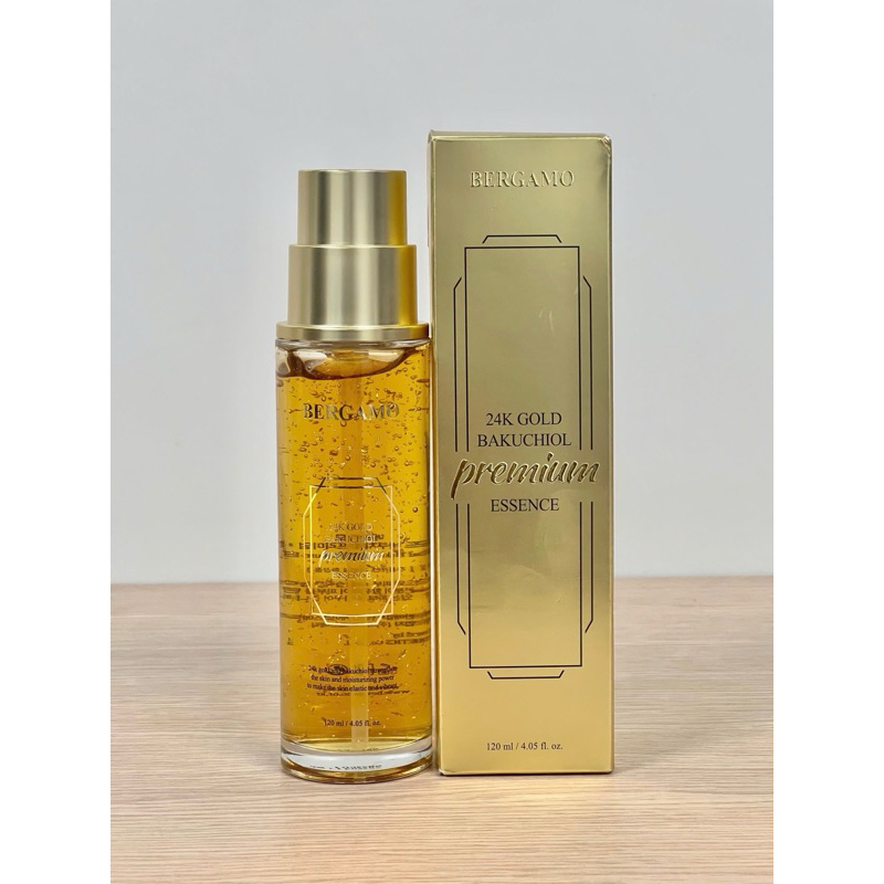 Tinh chất Bergamo 24K Gold Bakuchiol – Dưỡng sáng, mờ nhăn, cấp ẩm căng bóng (120ml