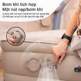 Nệm Hơi Đệm Hơi Tự Bơm Nệm Hơi Gấp Gọn Giường Bơm Hơi 1/2/3Người tiện lợi, Đệm Hơi Tự Bơm Thông Minh