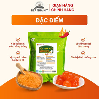 Bột Trứng Muối Gumi Egg Tomato T&P Gói 1Kg Làm Bánh Bao Kim Sa Trứng Chảy, Sốt Trứng Muối Hoàng Kim