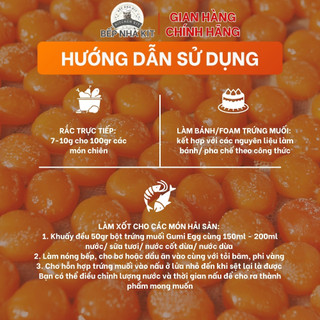 Bột Trứng Muối Gumi Egg Tomato T&P Gói 1Kg Làm Bánh Bao Kim Sa Trứng Chảy, Sốt Trứng Muối Hoàng Kim