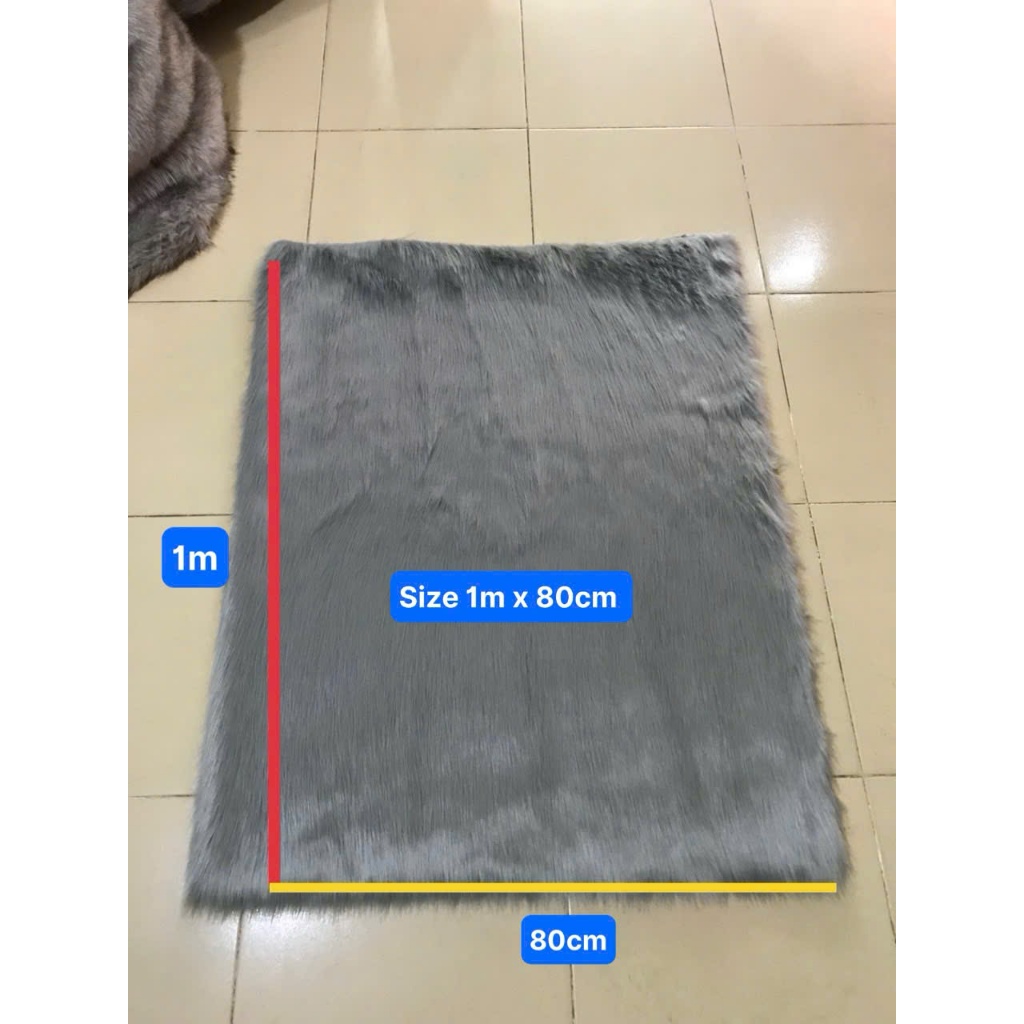 Thảm Lông Trải Bàn Ghế , Chụp Nail , Mỹ Phẩm - Thảm Chụp Hình Sản Phẩm