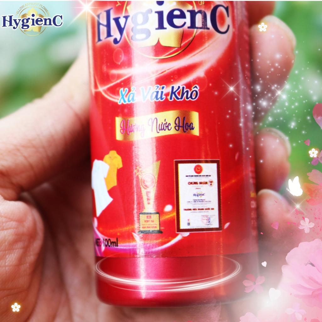 Ảnh Combo 3 Nước xả vải khô HygienC Plus+ dạng xịt thơm quần áo - Dung tích 100ml - XVKĐ3 1