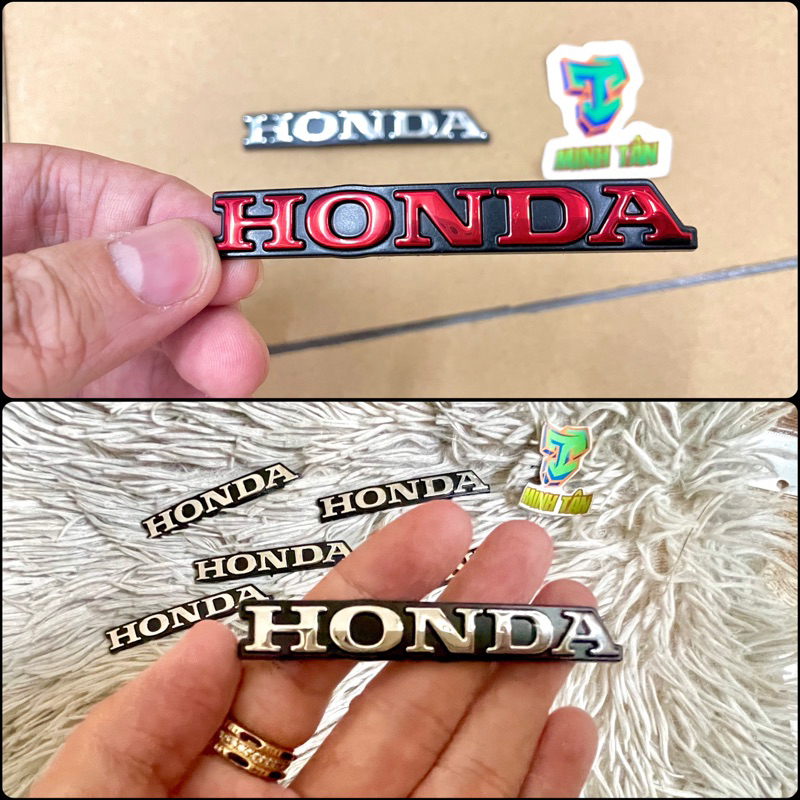 Tem honda chữ nổi dán mặt nạ Ab 20-24 | Shopee Việt Nam
