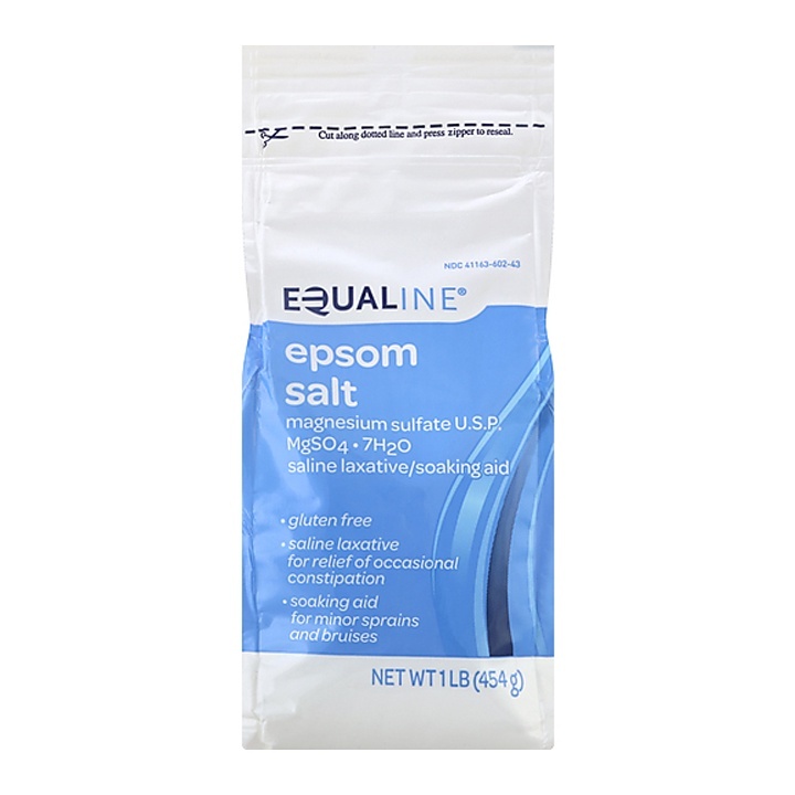 Muối tắm Epsom salt nguyên chất Equaline tẩy tế bào chết