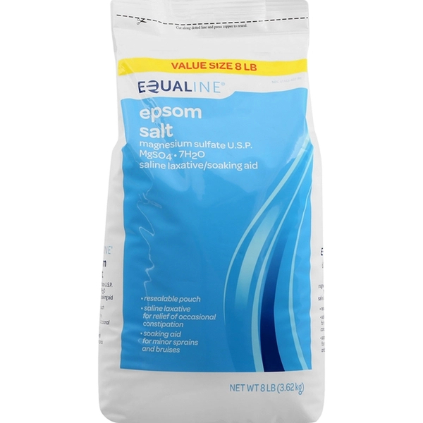 Muối tắm Epsom salt nguyên chất Equaline tẩy tế bào chết