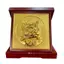 Tranh Đồng Linh Vật Năm Quý Mão , Mạ Vàng 24K ( 16,5x16,5cm ) - Cửu Diệu Thiên - ML001
