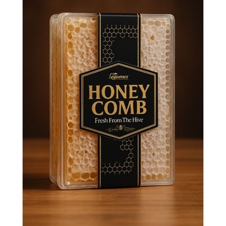 Mật Ong Bánh Tổ Nguyên Chất Légumes 500g - Honeycomb Tự Nhiên,Sáp Ong Thơm Ngon, Không Pha, Bổ Dưỡng