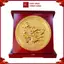Tranh Đồng Hoa Sen , Ma Vàng 24k ( Đường Kính 23cm ) - Cửu Diệu Thiên - TD025