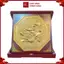 Tranh Đồng Hoa Sen , Mạ Vàng 24k ( Đường Kính 23cm ) - Cửu Diệu Thiên - TD033