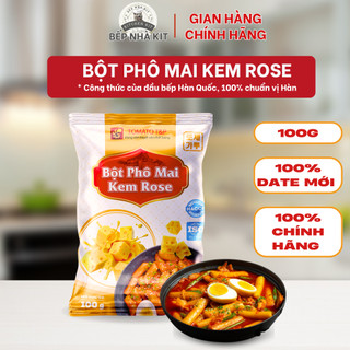 Bột phô mai Kem Rose Tomato T&P Gói 100g Nấu sốt tokbokki hàn quốc, mì ý sốt kem Rose, Sốt Phomai