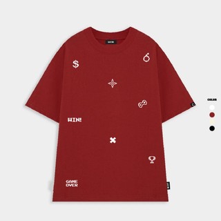 Áo Thun Local Brand Unisex LUCID GameOver Nam Nữ Tay Lỡ From Rộng Chất Cotton