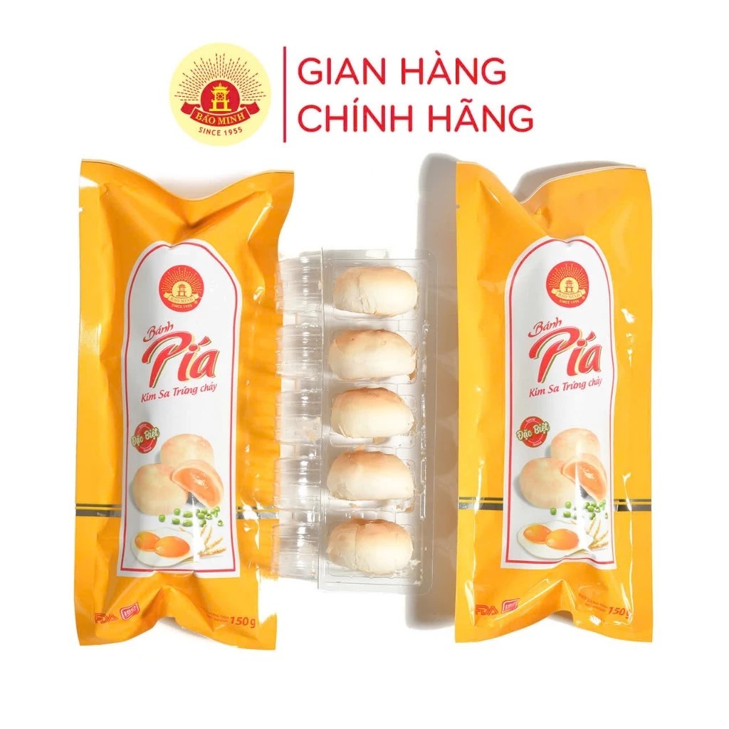 Bánh Pía mini kim sa trứng chảy Bảo Minh 150g | Shopee Việt Nam