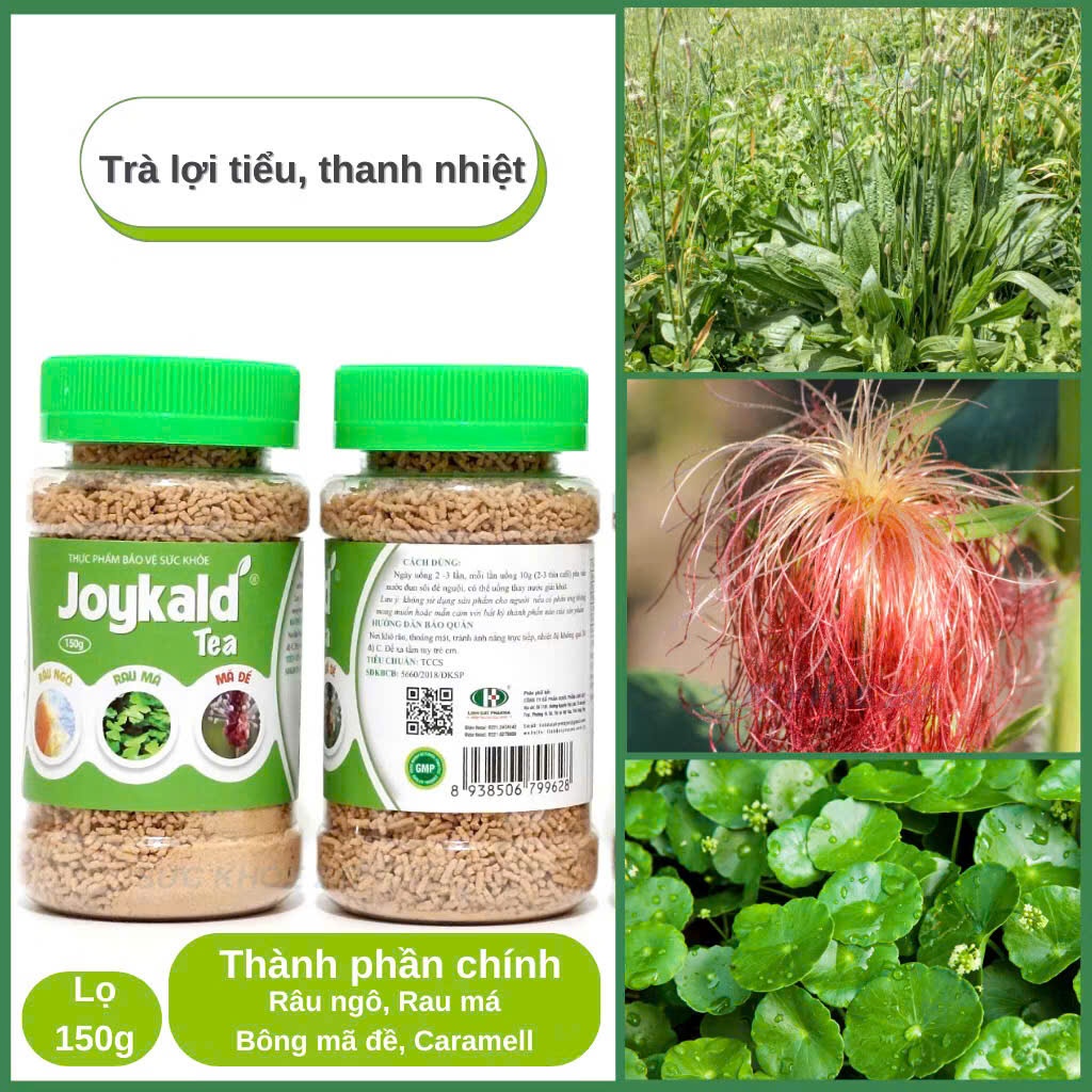 Trà râu ngô rau má mã đề lợi tiểu mát gan Joykald Tea