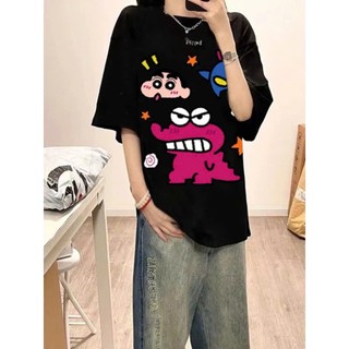 Áo Thun Form Rộng Tay Lỡ Nam Nữ Gấu Loste to bé 2 mặt
