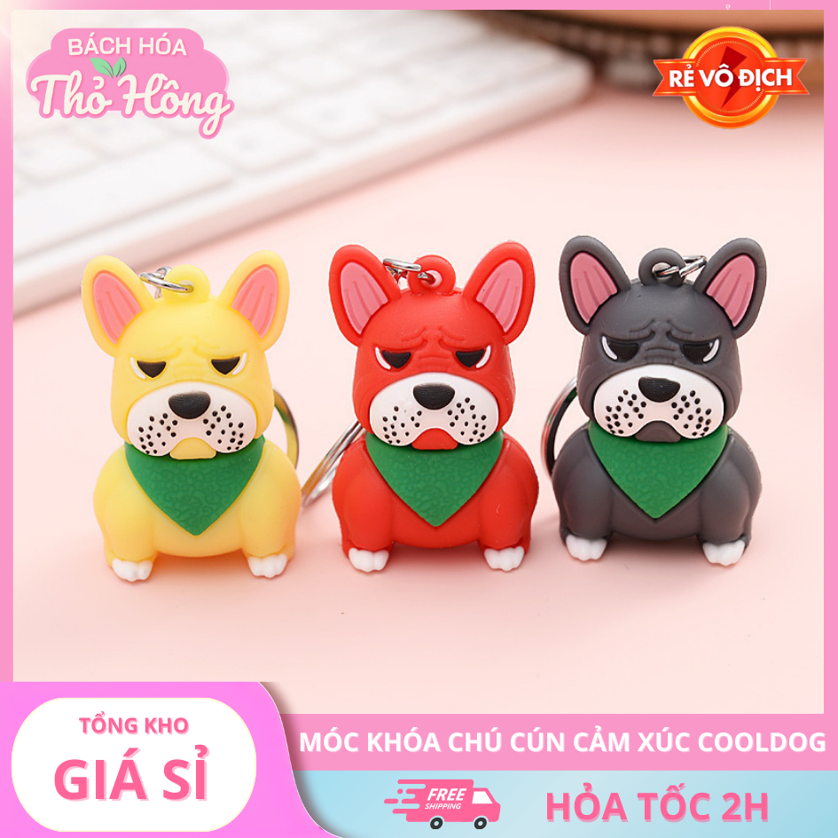 3 Móc Khóa Chú Cún Cảm Xúc Cooldog