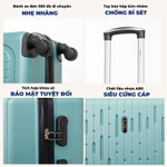 Vali Kéo LUG Aber MHL010 Size 20/ Size 24 Nhựa ABS hạn chế trầy xước - Khóa số bảo mật an toàn — ảnh 5