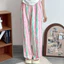 Quần Dài Pijama Hoạ Tiết Dễ Thương . Quần Dài Ống Rộng Chất Đũi Mềm Mát .Quần Nữ Form Suông Phong Cách Hàn Quốc