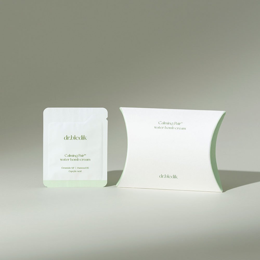 [QUÀ TẶNG KHÔNG BÁN] 4 Hộp x10 gói sample Kem dưỡng calming pair Dr.bledik w.a.t.er b.o.m.b cream 2ML