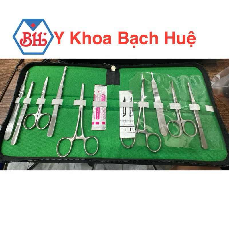 Bộ tiểu phẫu 11 món. Bộ dụng cụ tiểu phẫu Pakistan