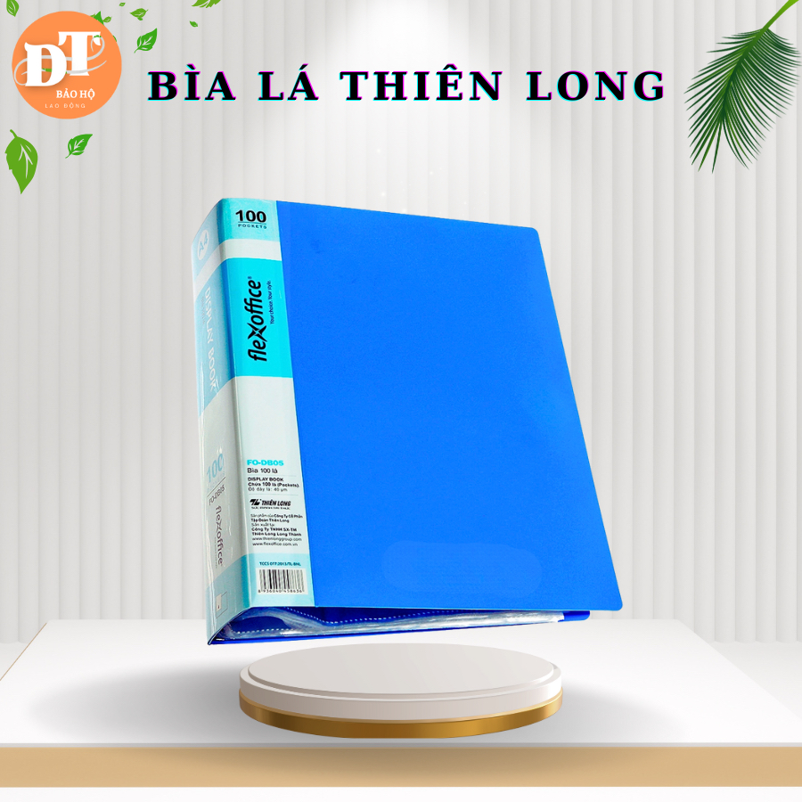 Bìa nhựa nhiều lá Thiên Long 20 Lá 40 Lá 60 Lá 80 Lá 100 Lá file lá a4 ...