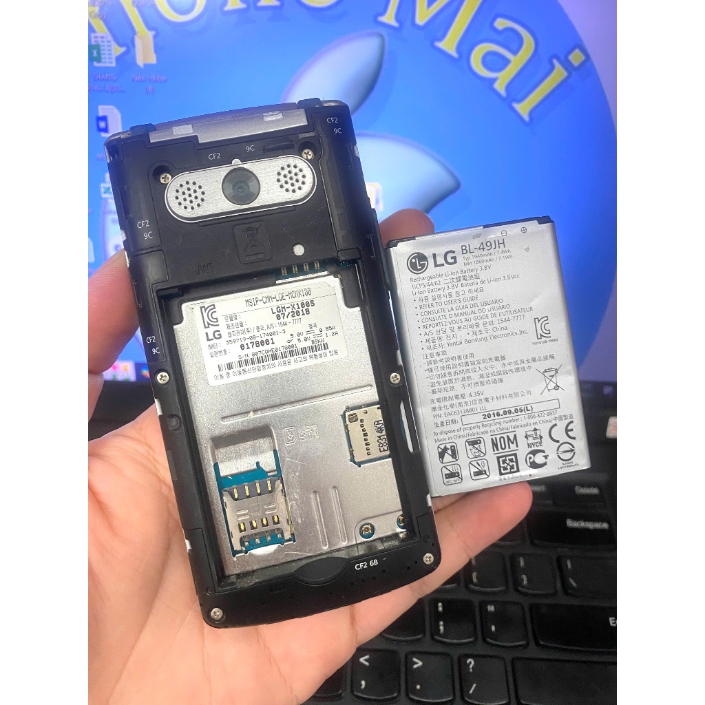 Pin LG BL-49JH xịn dùng cho điện thoại LG Smart Folder X100S Có 4G, Wifi