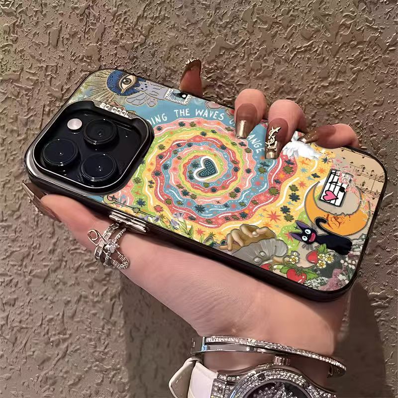 Ốp Lưng iPhone Họa Tiết Lốc Xoáy Phép Thuật | Tương Thích Full Bộ iPhone 16/15/14/13/12/11 Pro M
