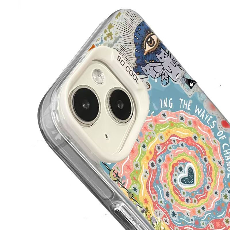 Ốp Lưng iPhone Họa Tiết Lốc Xoáy Phép Thuật | Tương Thích Full Bộ iPhone 16/15/14/13/12/11 Pro M