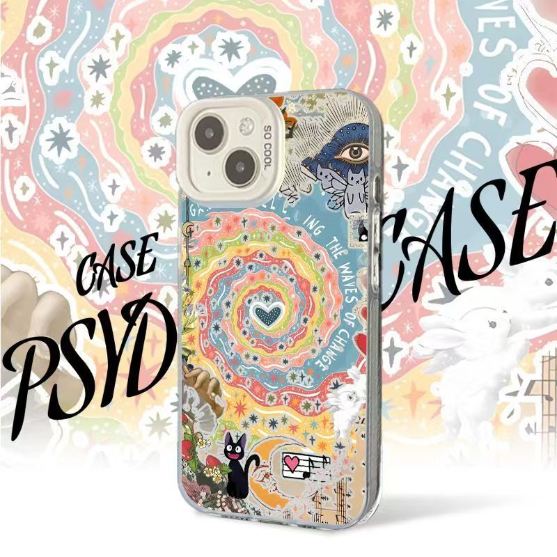 Ốp Lưng iPhone Họa Tiết Lốc Xoáy Phép Thuật | Tương Thích Full Bộ iPhone 16/15/14/13/12/11 Pro M