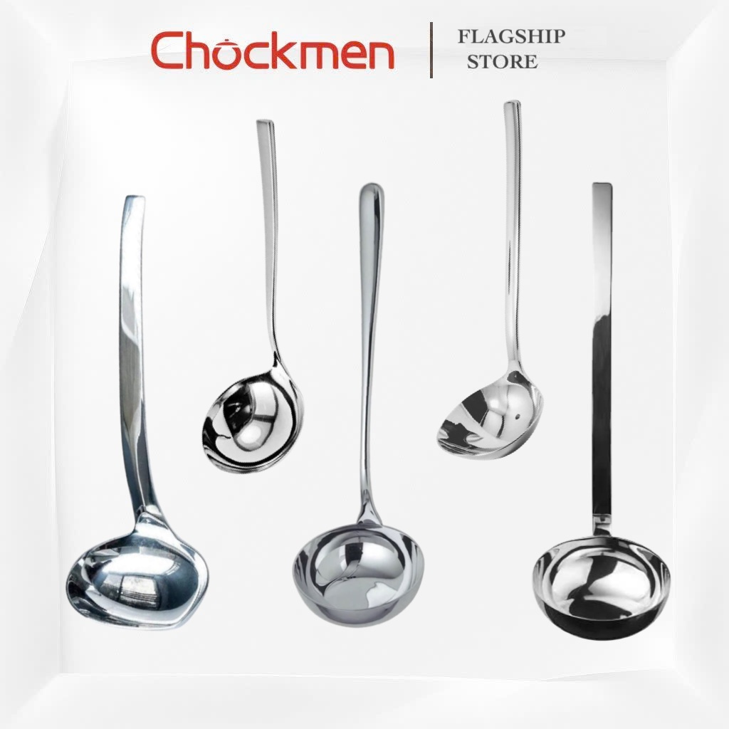 [RẺ VÔ ĐỊCH] Muôi Múc Canh CHOCKMEN Inox Cao Cấp Muôi Muỗng Ăn Lẩu Muôi Múc Súp Canh Hầm