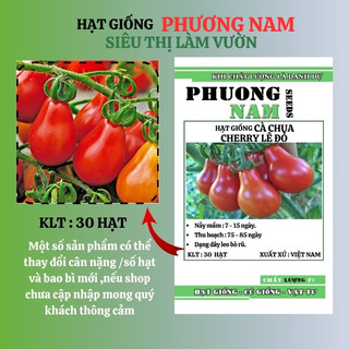 30 Hạt - Hạt Giống Cà Chua Cherry Lê Đỏ Phương Nam