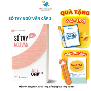 Sách - Sổ tay ngữ văn cấp 3 - All in one