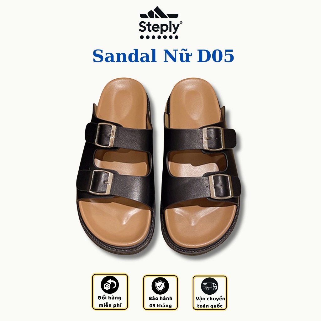 Dép Sanda Nữ Quai Ngang Khuy Cài Thời Trang Steply D05 | Shopee Việt Nam