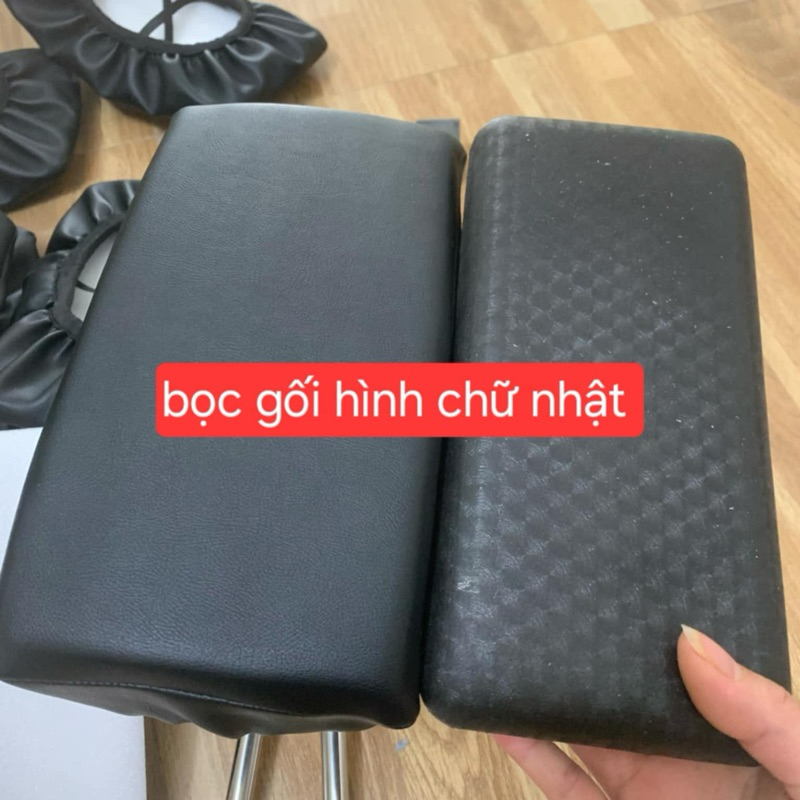 Bọc gối hcn kích cỡ 23-11cm xốp dày 2cm cho giường gội đầu